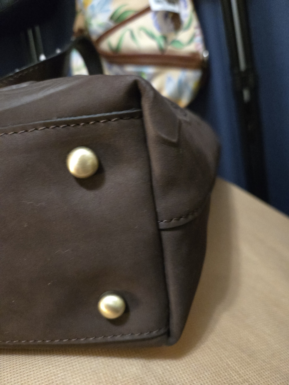 Patricia Nash Lge Rich Brown Floral Embossed Tote with Braided Accent. Rare. NWT - Picture 11 of 17